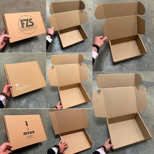 Cajas de cartón automontables