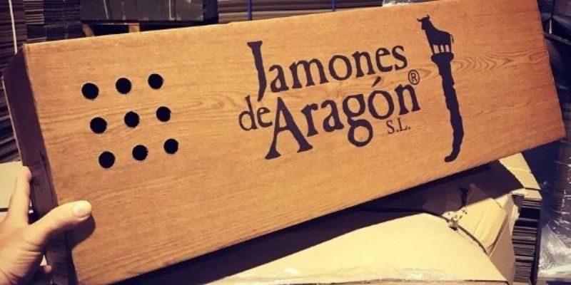 cajas de cartón para jamones personalizadas